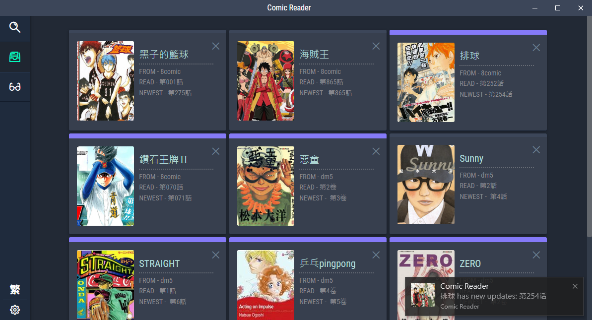 Comic Reader - Favorite View